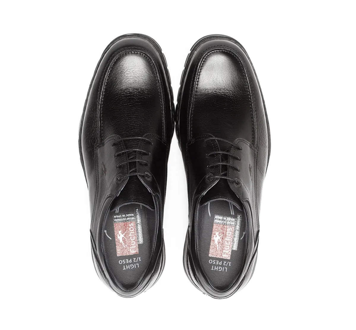 Fluchos Crono 9142 scarpe nere uomo comfort