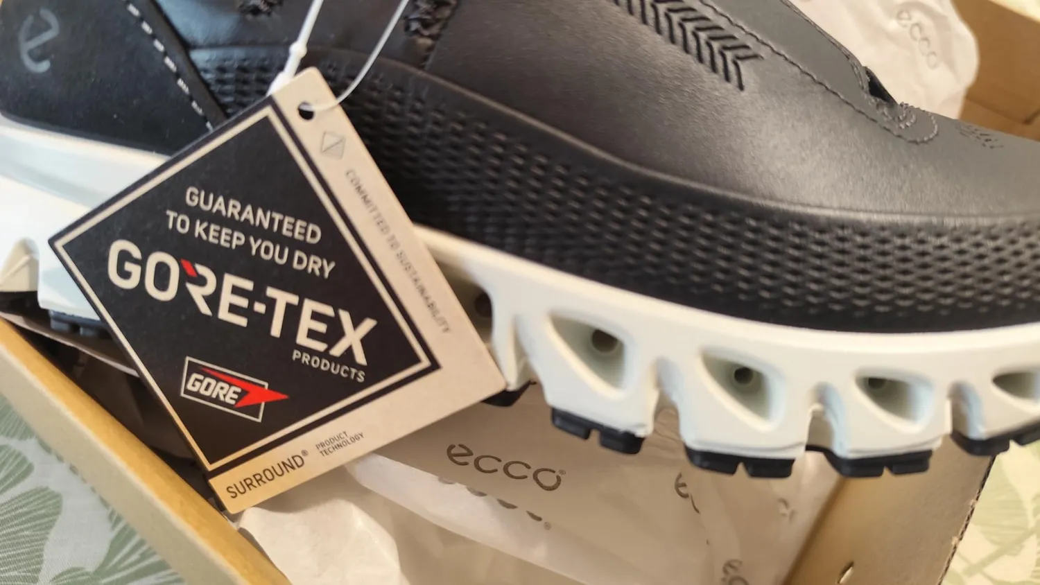 Ecco Soft 7 GTX Tie scarpe donna impermeabili