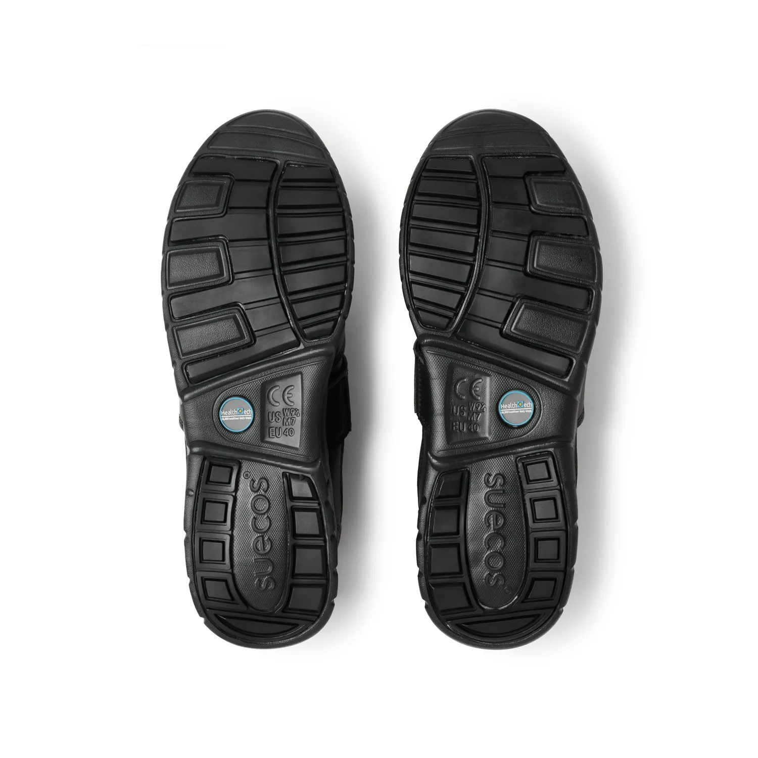 Suecos Andor Black scarpe da lavoro nere idrorepellenti