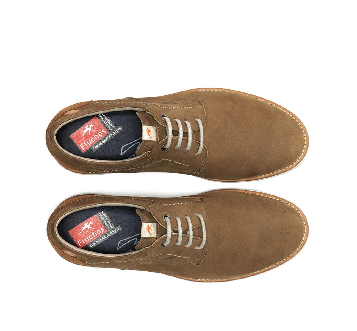 Fluchos Taylor F1978 scarpe uomo marroni casual