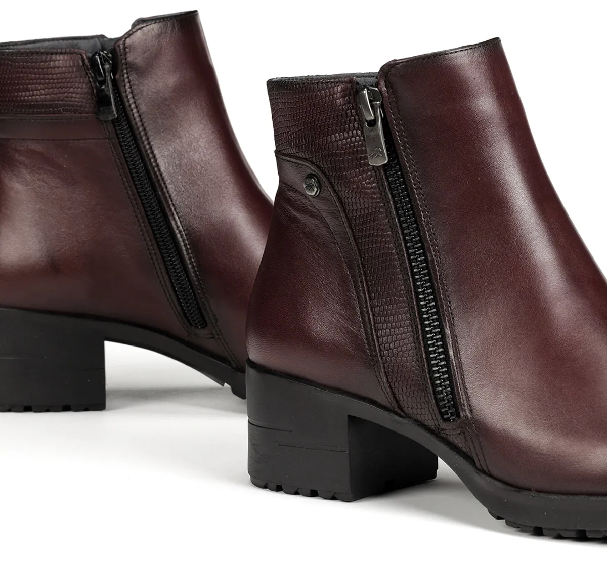 Fluchos Aliss F1367 Stivaletti Bordeaux Pelle