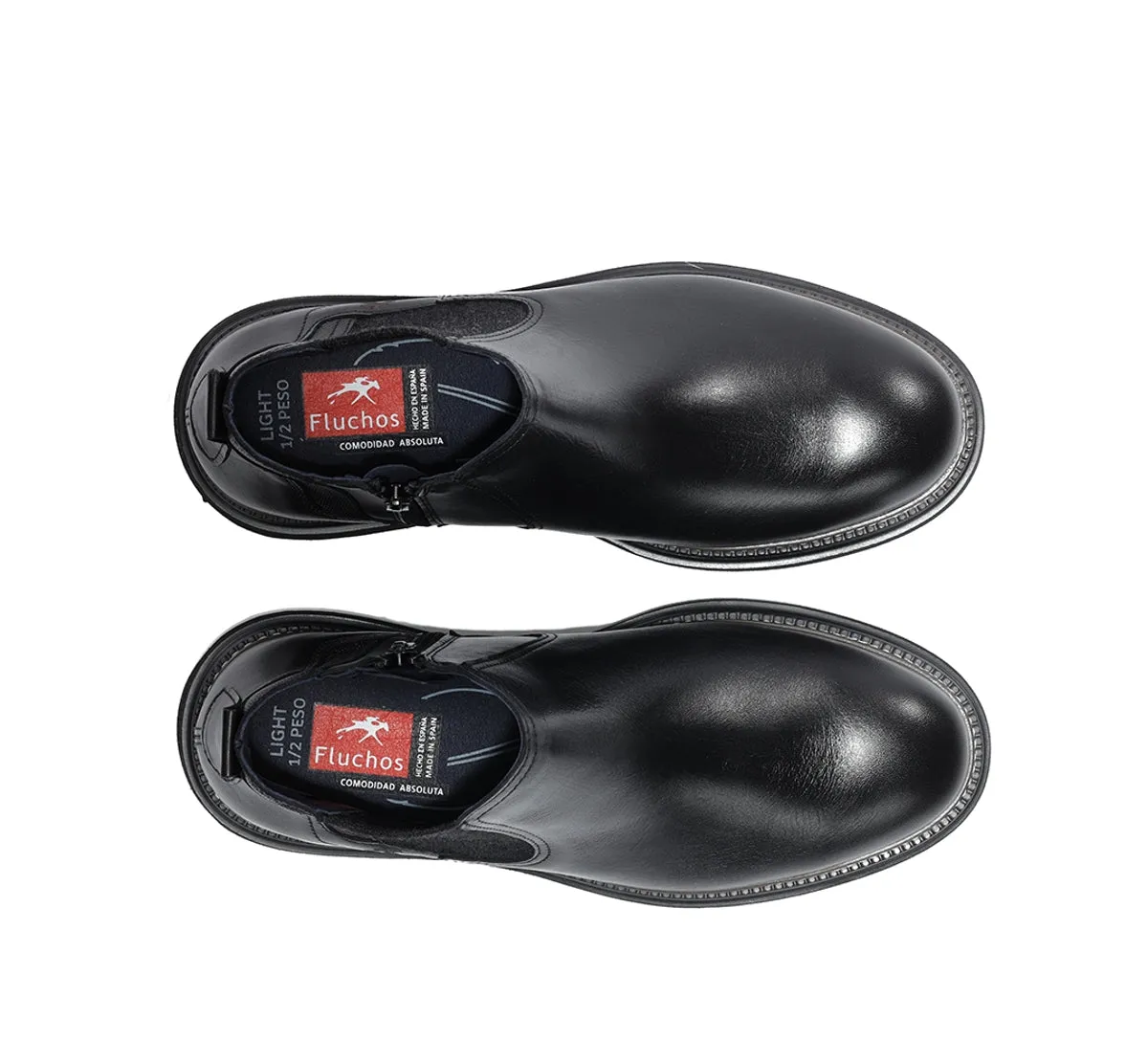 Fluchos Lincon F2057 stivaletto uomo nero classico