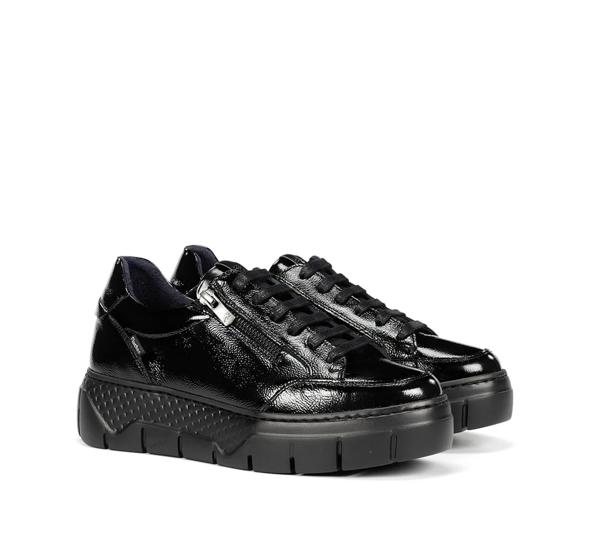 Fluchos Ilia F2306 sneakers donna nere con zeppa