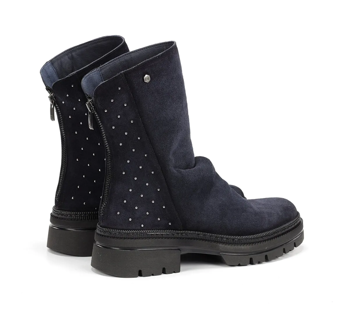 Fluchos Cosmo D9397 stivaletti donna blu suola track
