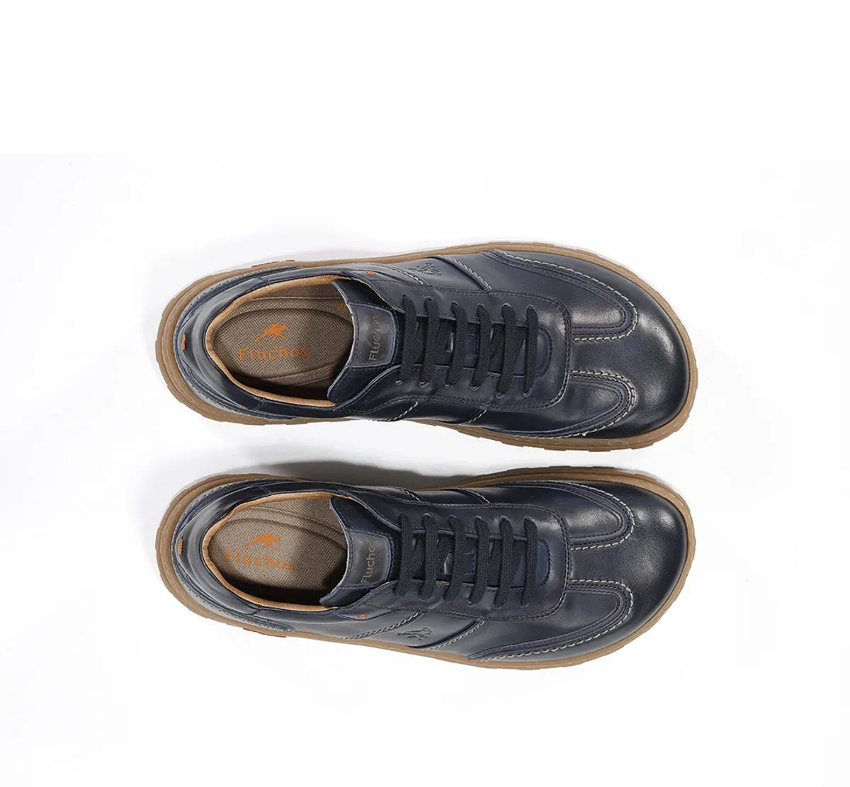 Fluchos Jerry F2501 Sneakers Uomo Blu Pianta Larga