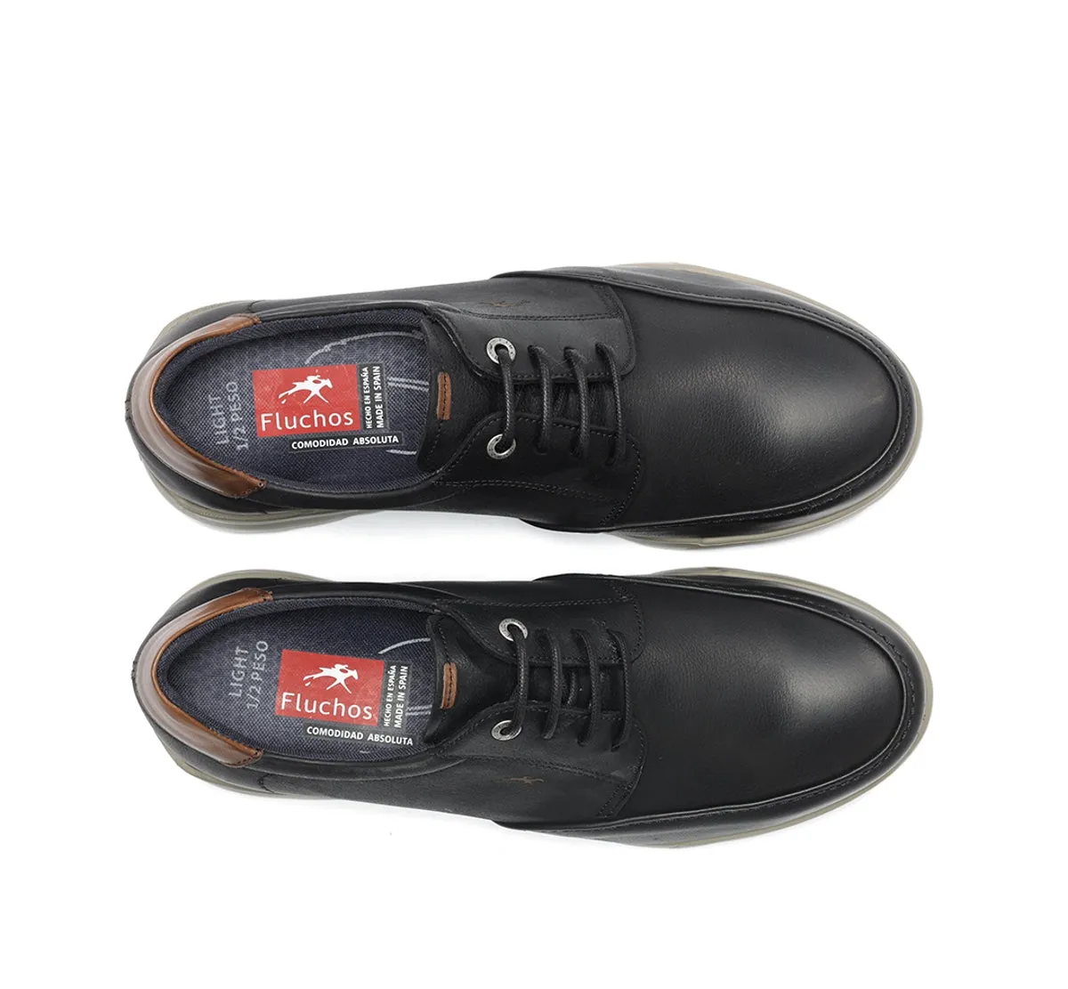 Fluchos Daryl F1460 scarpe uomo nere classiche