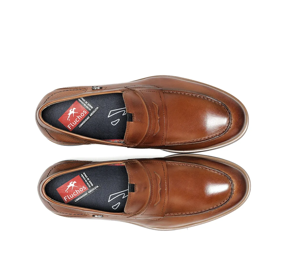 Fluchos Tristan F1747 Mocassino Marrone Pelle Uomo
