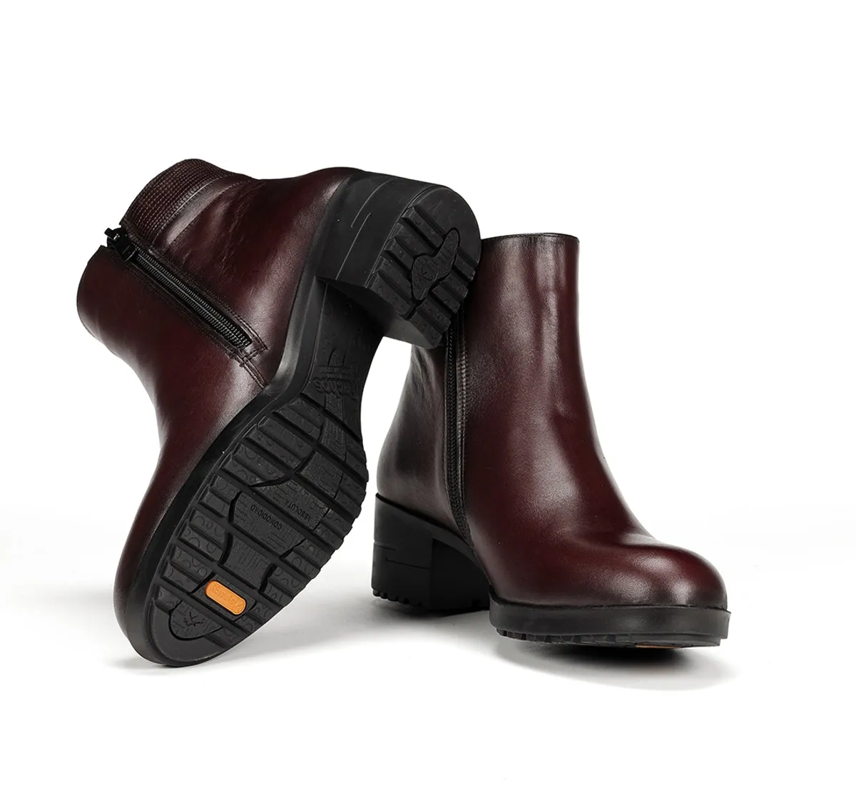 Fluchos Aliss F1367 Stivaletti Bordeaux Pelle