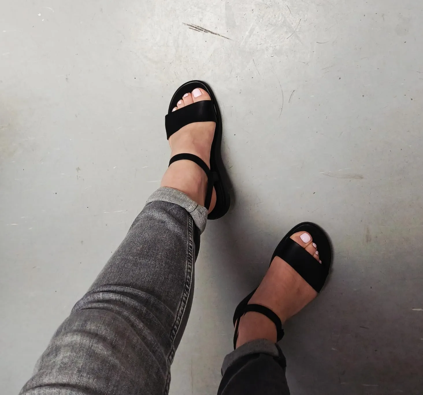 Ecco Flowt sandali donna neri eleganti tre fasce