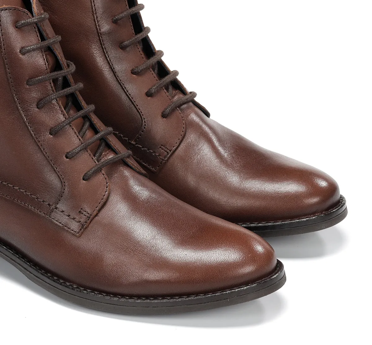 Fluchos Harvard D8343 stivaletti marroni donna