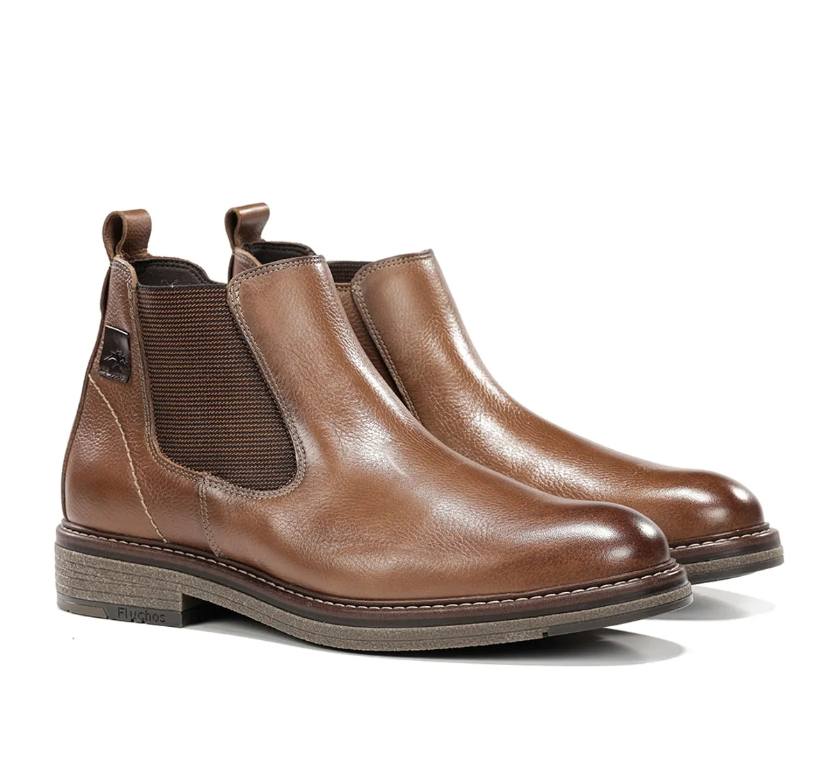 Fluchos Kasper F1817 stivaletti marrone uomo classici