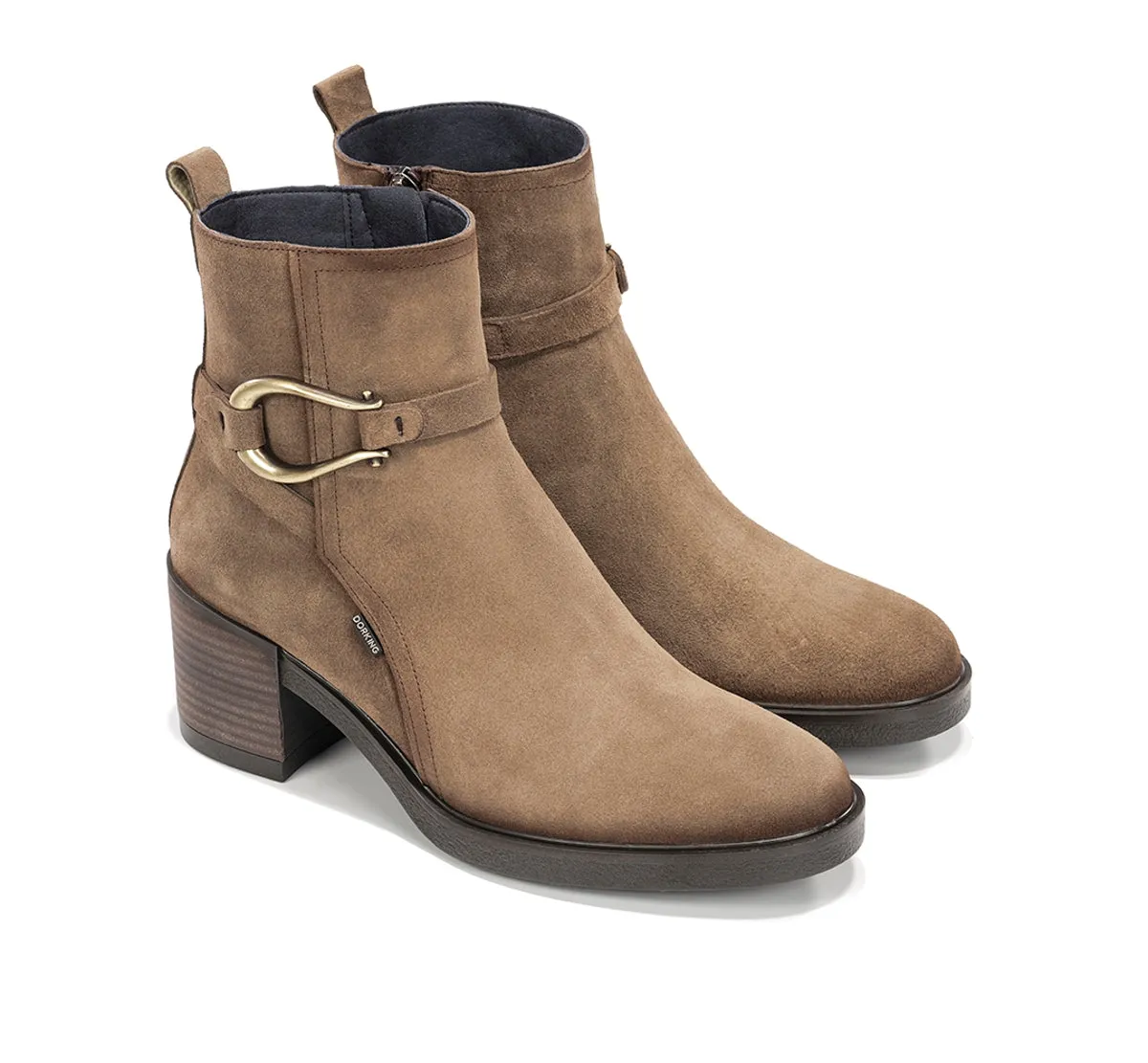Fluchos Aroma D9754 stivaletto donna tortora leggero