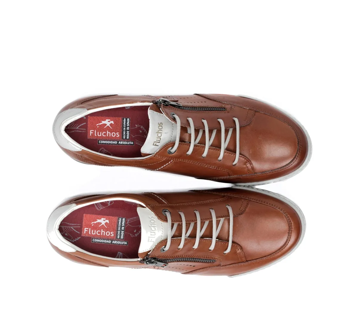 Fluchos Etna F0148 scarpe uomo marroni casual