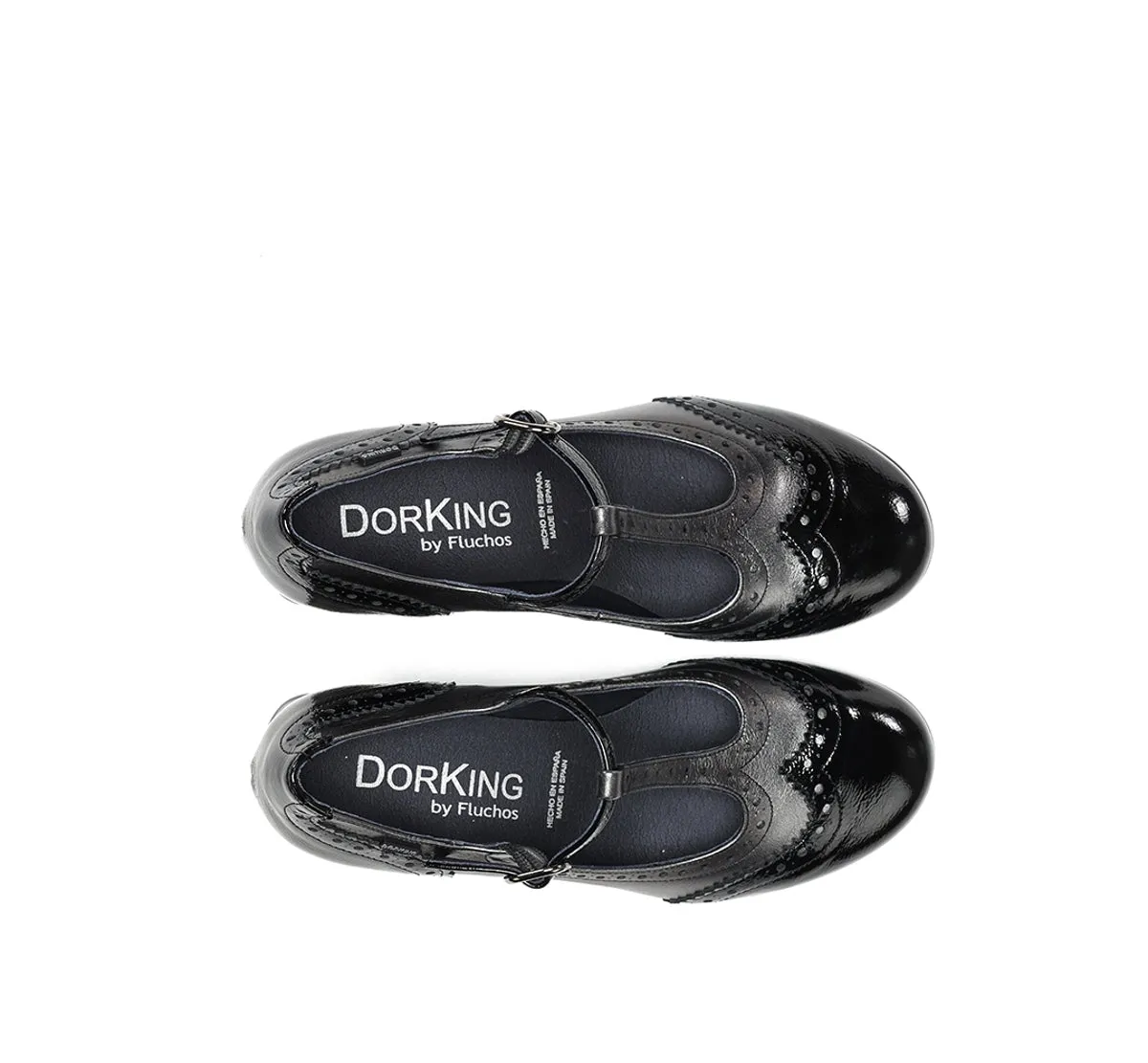 Fluchos Dacy D9618 mocassino donna grigio tacco