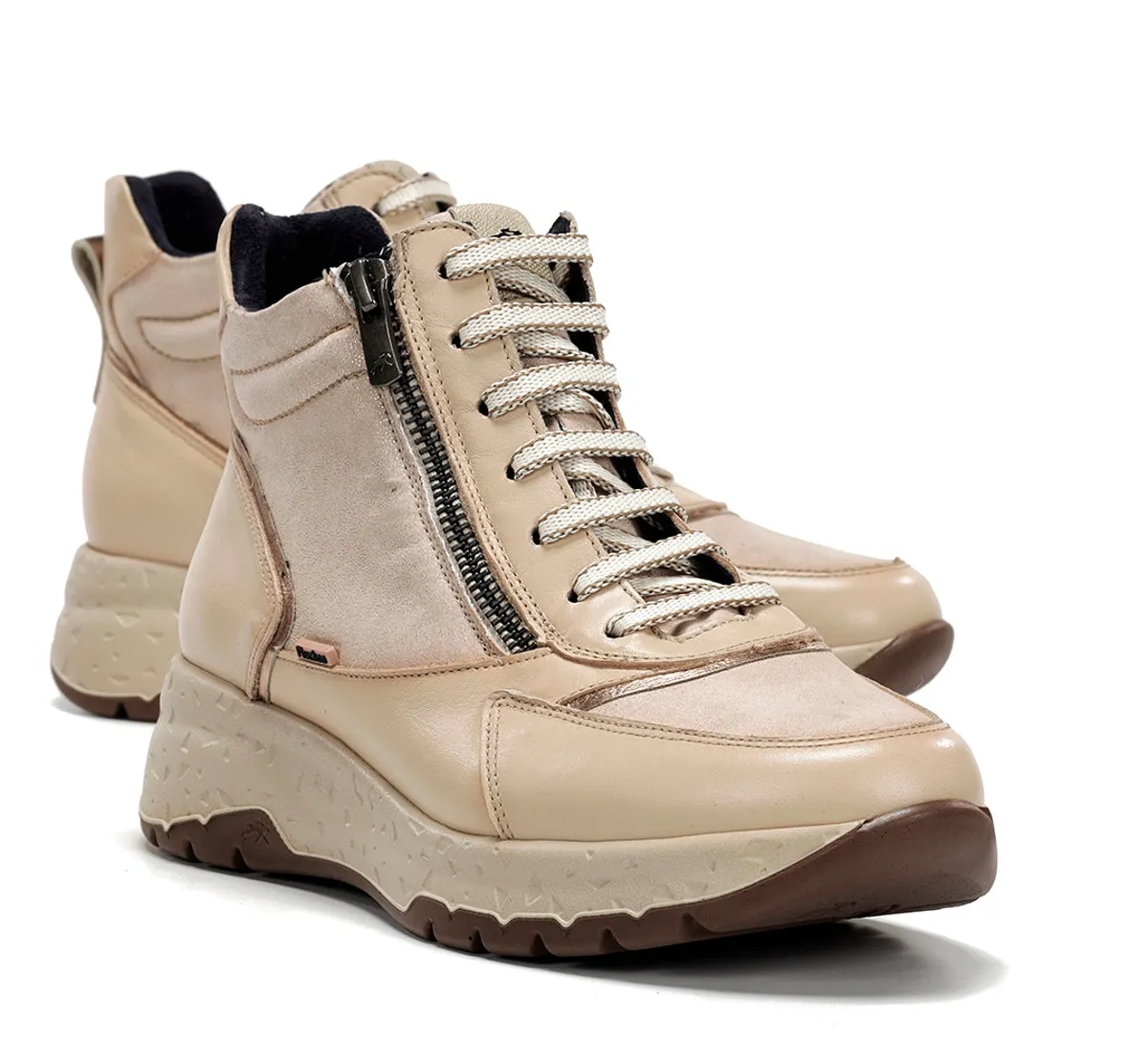 Fluchos Nexus F2311 stivaletti donna bianchi pelle