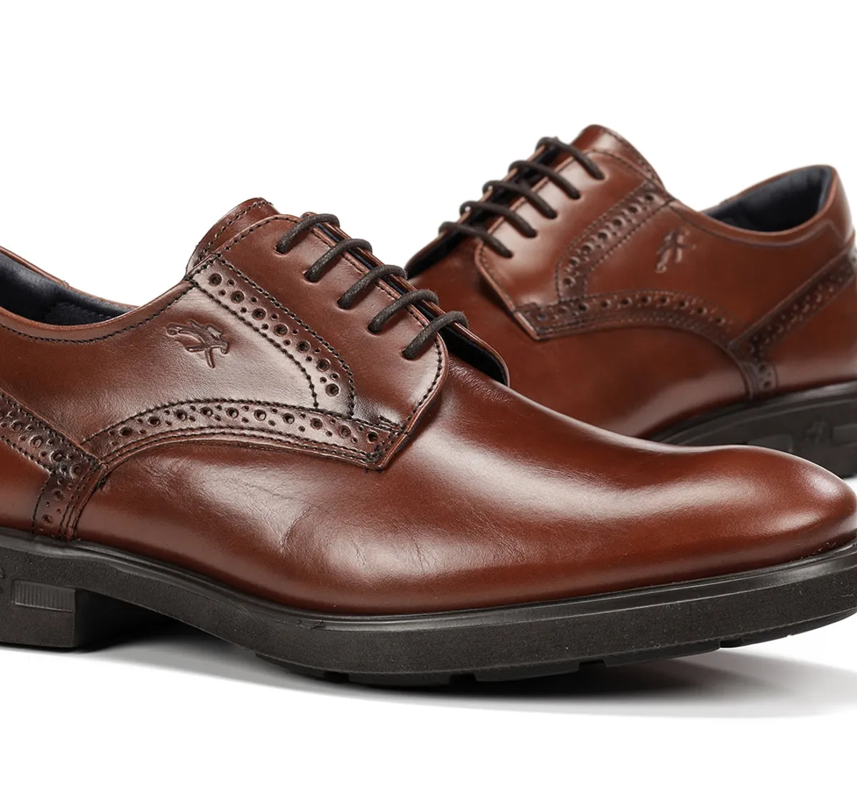 Fluchos Belgas F0630 scarpe uomo marroni classiche