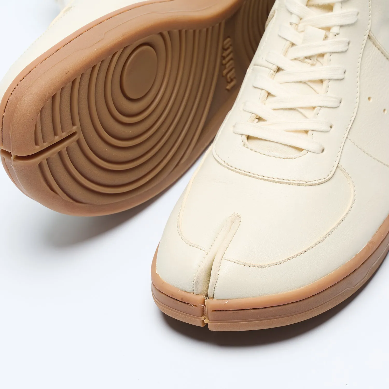 Tabito 57 Leap Trainer-Zip tabi sneakers bianco anni 90