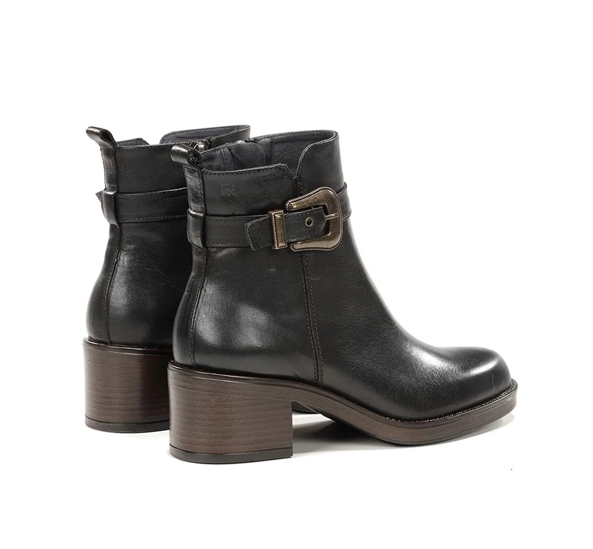 Fluchos Linet D9801 stivaletti donna nero pelle