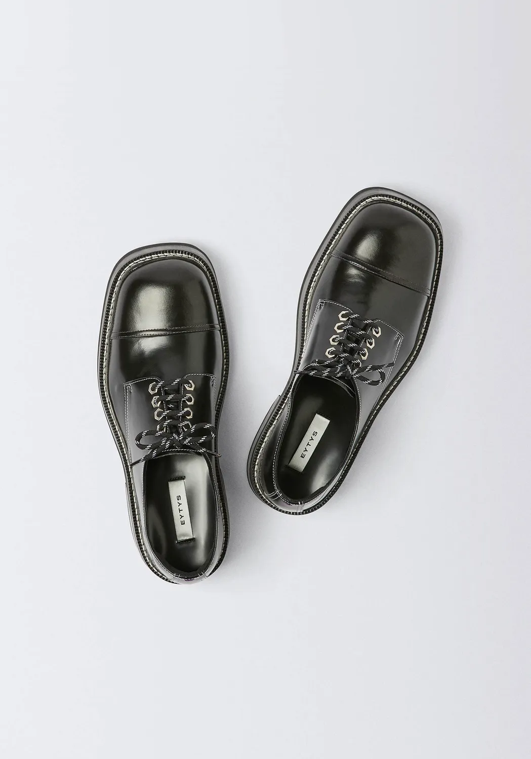 Eytys Savoy CT Black Leather scarpe nere
