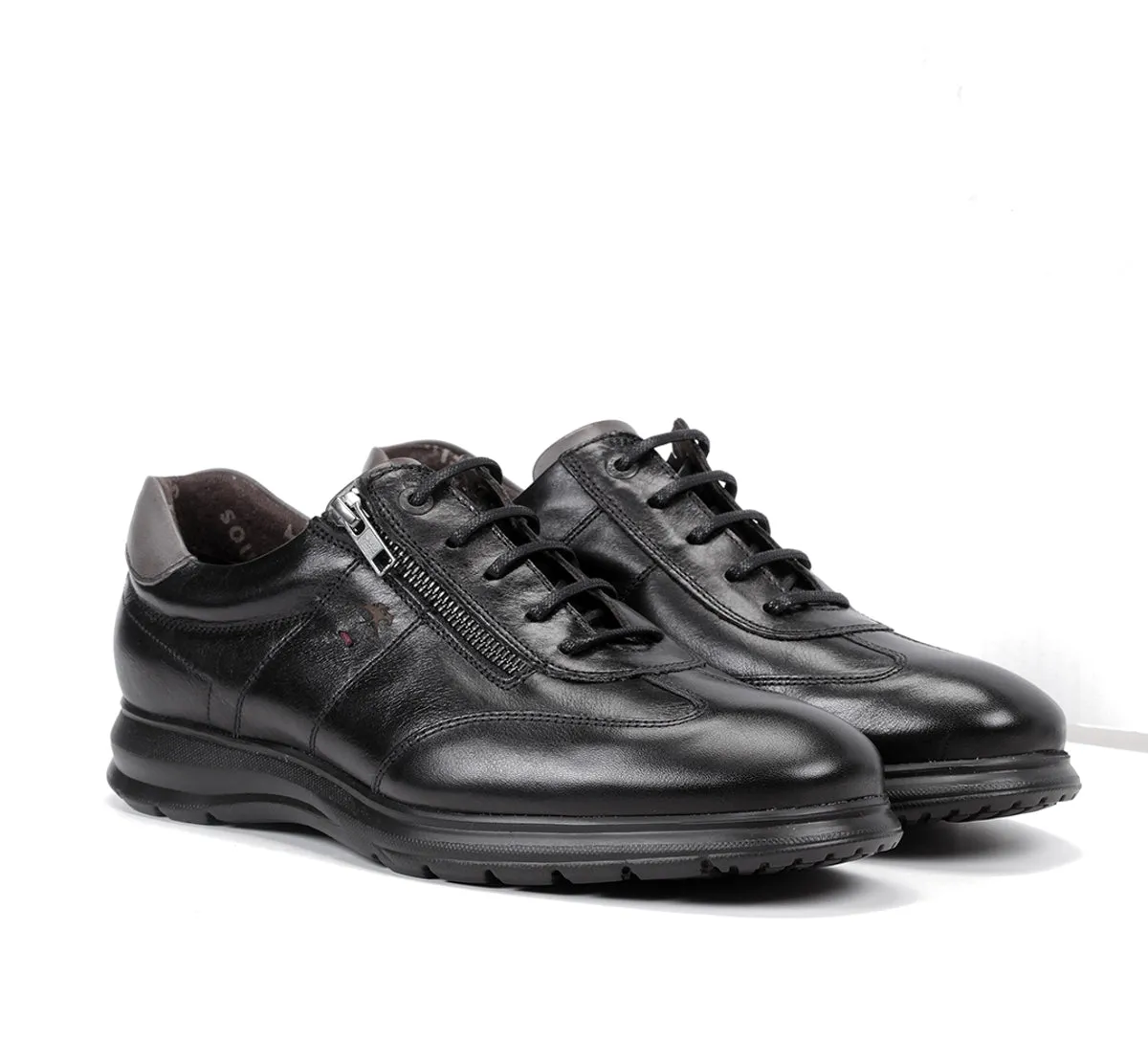 Fluchos Zeta F0606 scarpe uomo nere classiche
