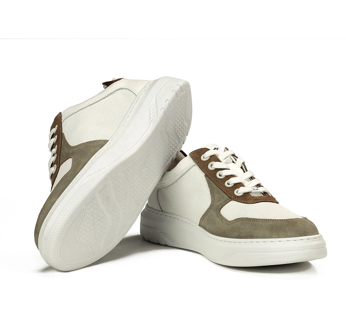Fluchos Boston F1970 sneakers uomo verdi leggeri