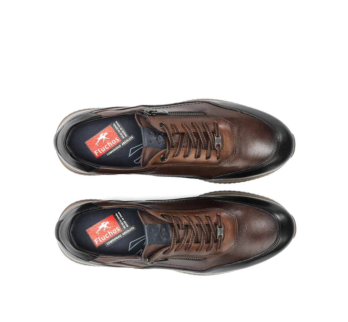 Fluchos Samir F2263 sneakers uomo marroni versatili