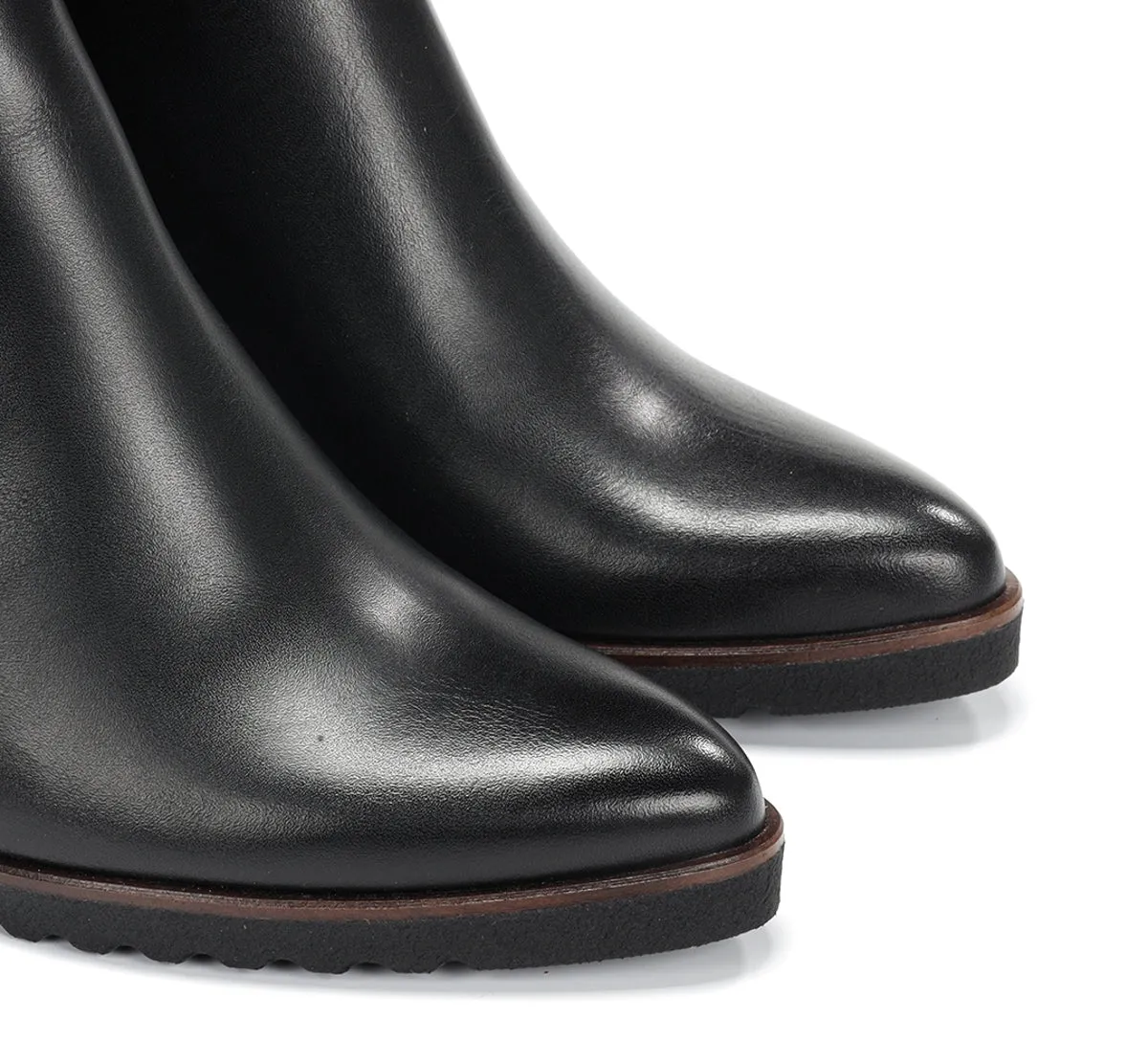 Fluchos Thais D7224 stivaletti donna neri tacco