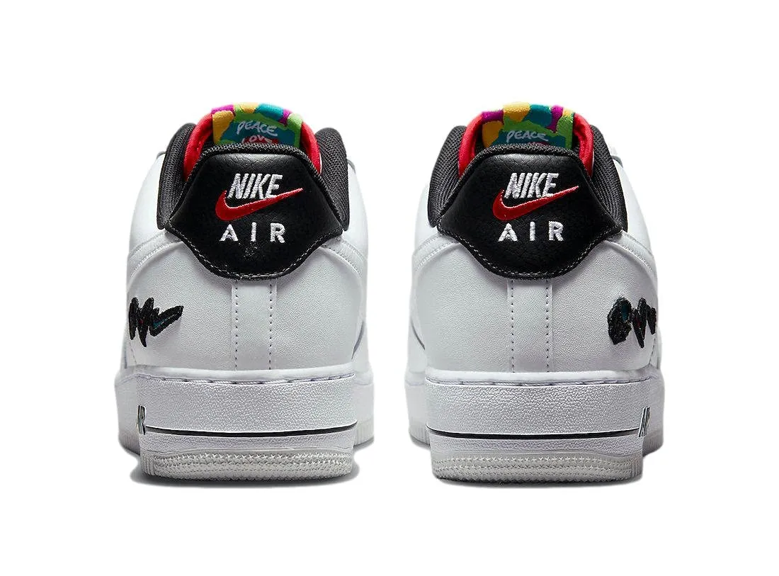 Nike Air Force 1 07 sneakers bianco nero 45,5 pelle