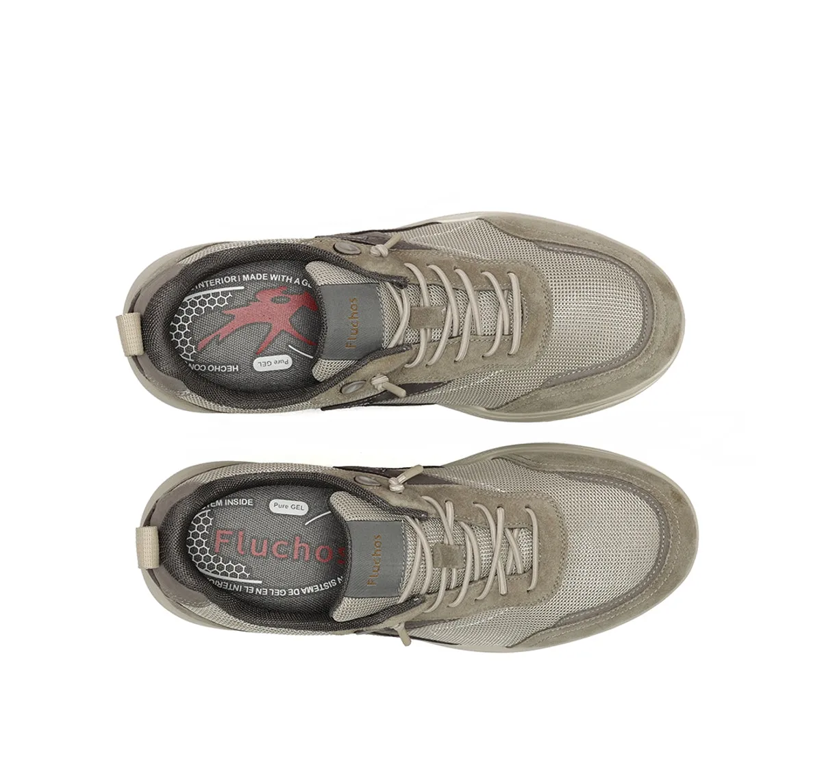 Fluchos Trento F2442 sneakers uomo verdi leggeri