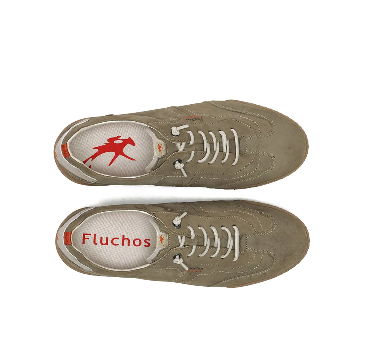 Fluchos Elder F2383 sneaker uomo verde suola dentellata