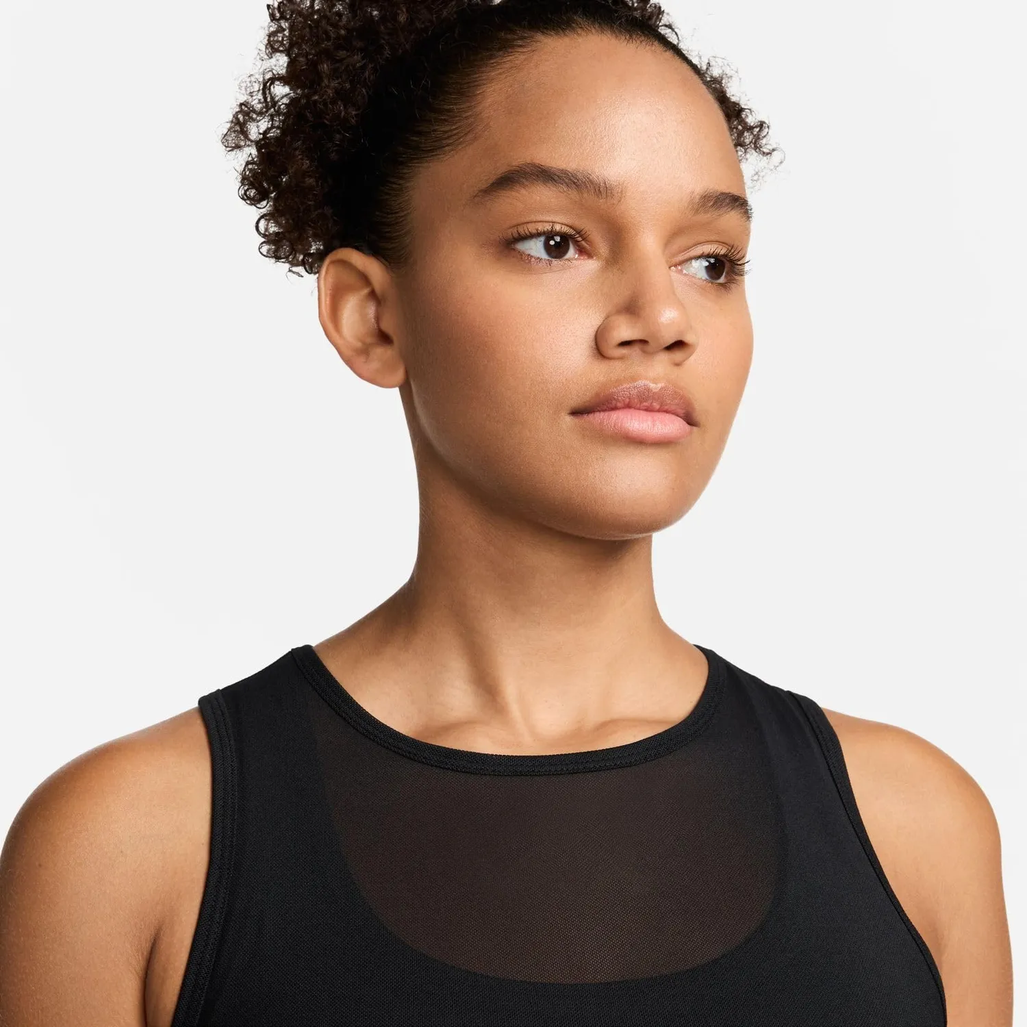 Nike Pro Mesh canotta donna M nera traspirante