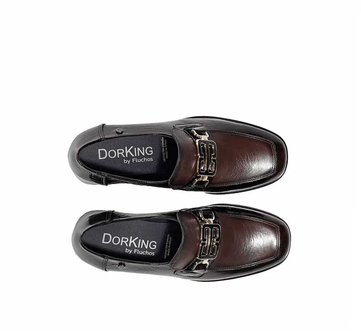 Fluchos Ikia D9774 Mocassino Donna Marrone Tacco Basso