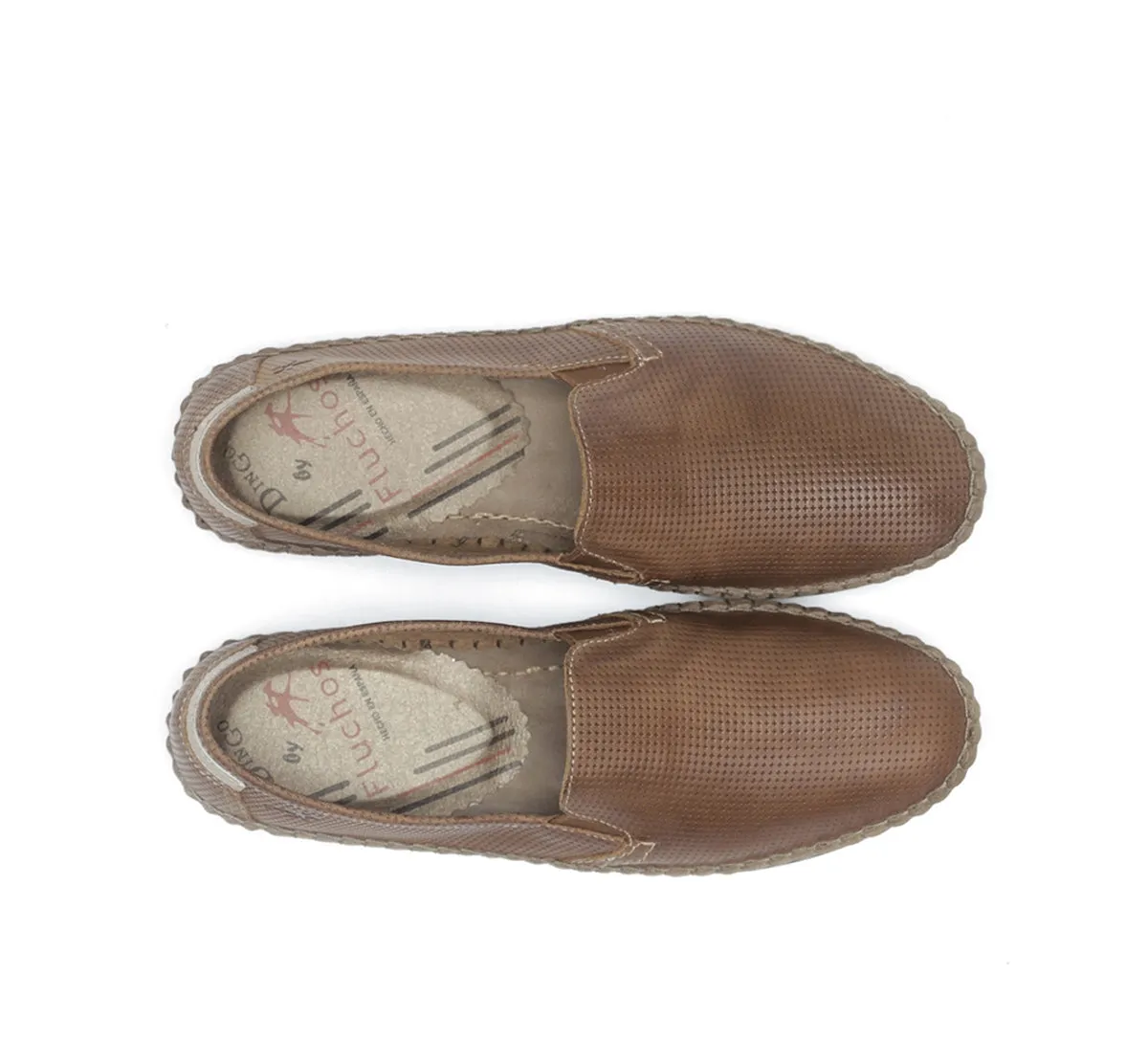 Fluchos Bahamas 8674 mocassini uomo marroni slip-on