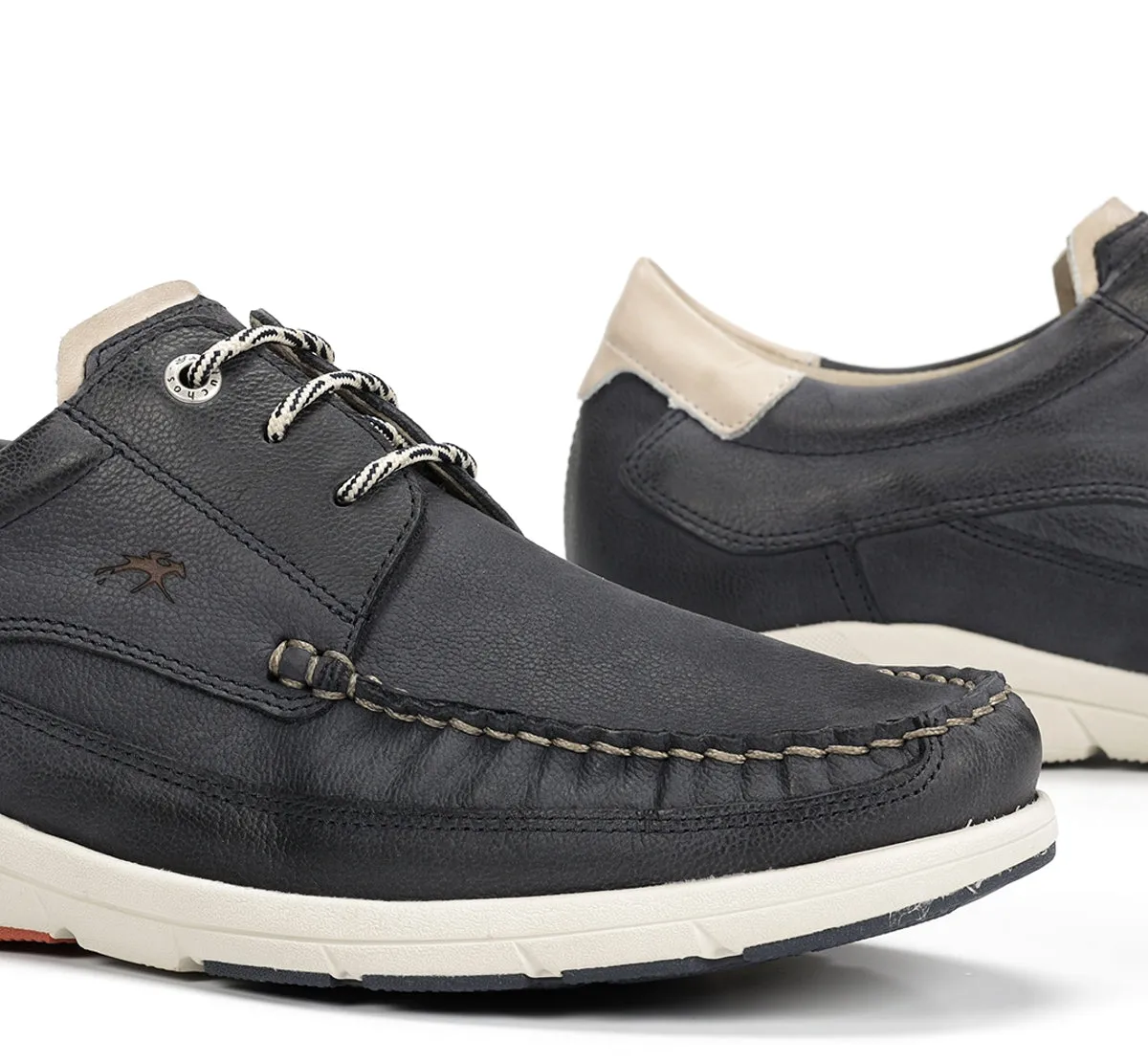 Fluchos Kai F2149 scarpe blu uomo pianta larga