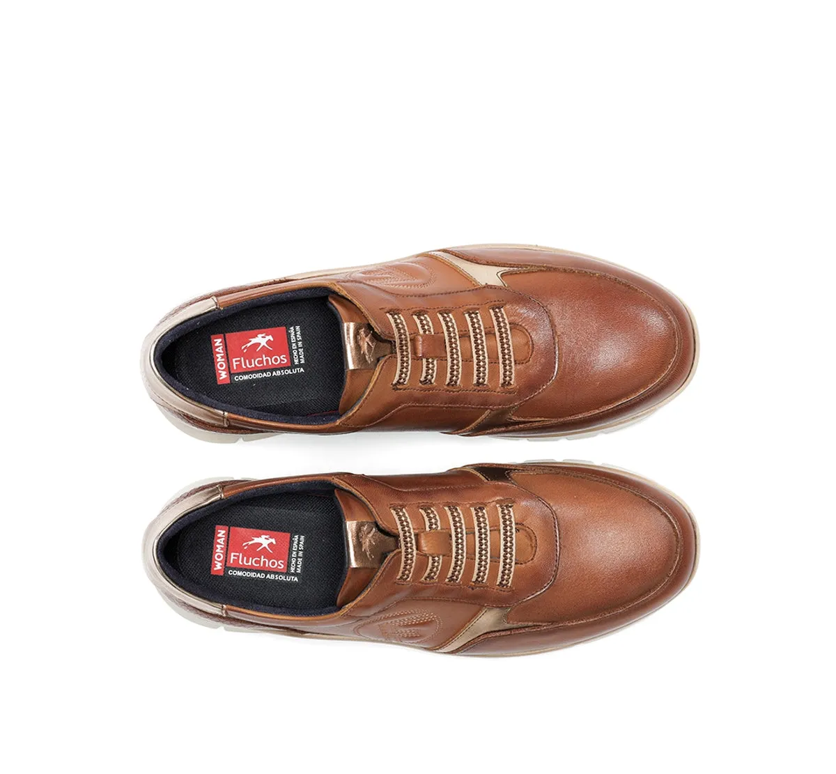 Fluchos Union F2074 sneakers donna marroni comode