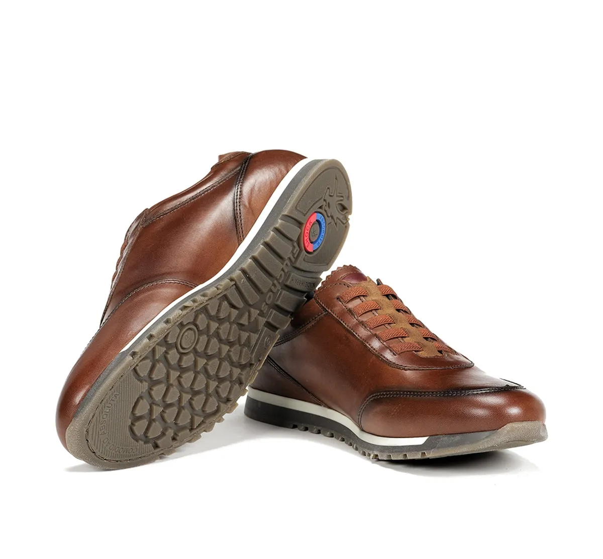 Fluchos Sander F1195 sneakers uomo marroni ammortizzate