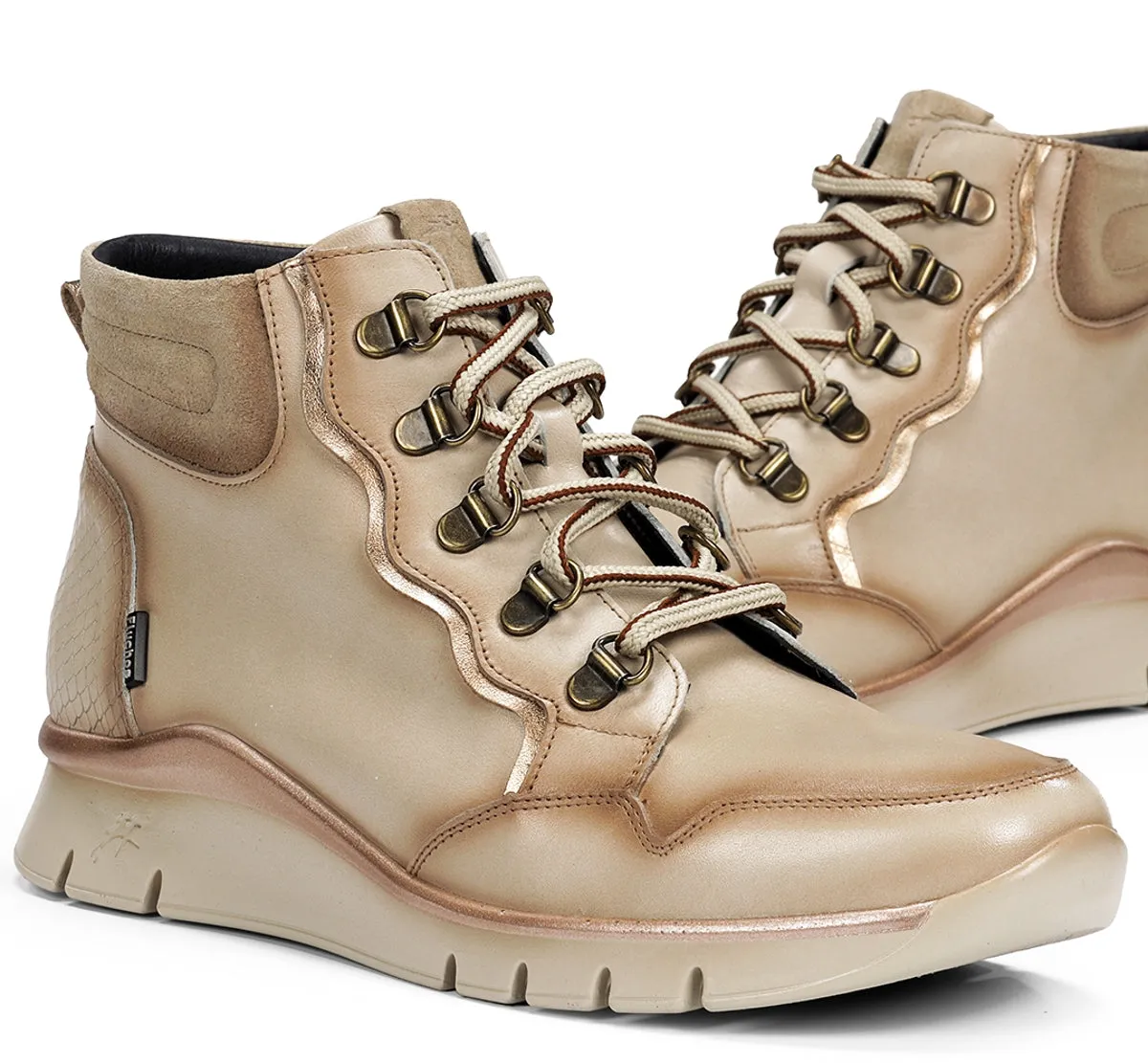 Fluchos Union F2073 sneakers bianche donna pianta larga