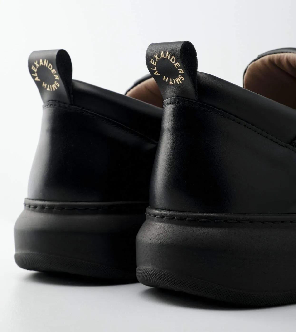 Alexander Smith Wembley sneakers uomo total black pelle