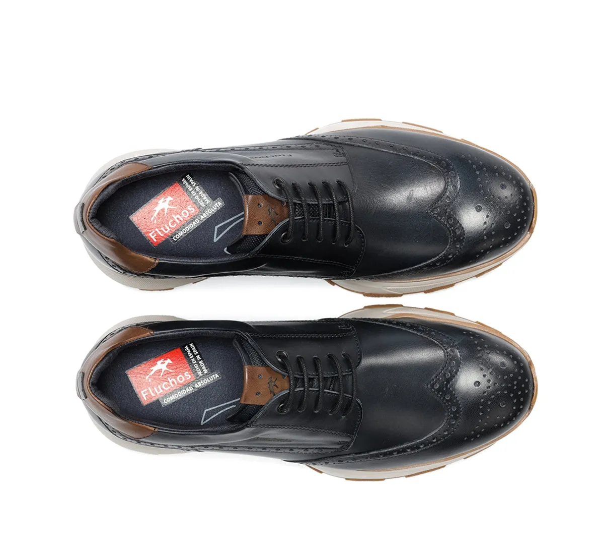 Fluchos Walter F2080 scarpe uomo blu leggero
