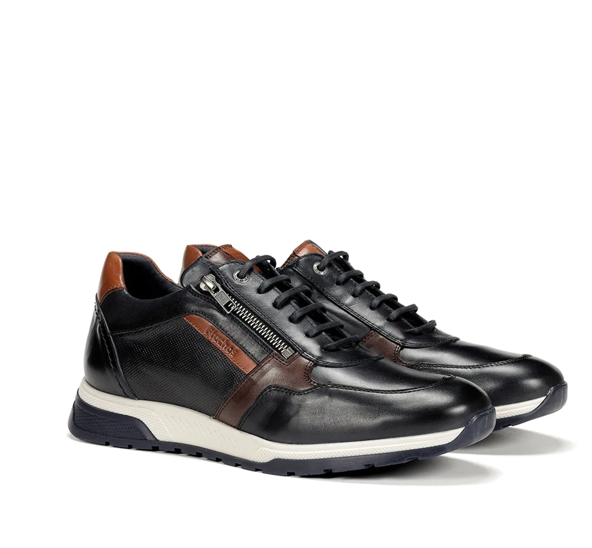Fluchos Louis F1600 sneakers uomo blu in pelle