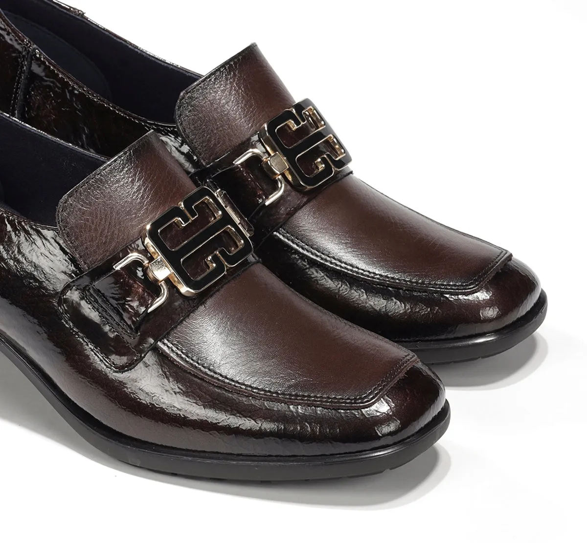 Fluchos Ikia D9774 Mocassino Donna Marrone Tacco Basso