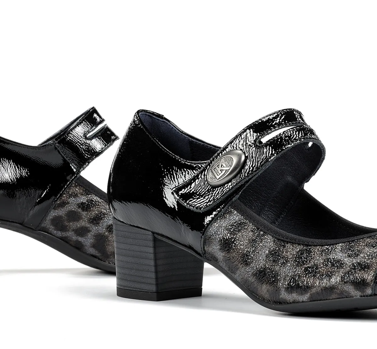 Dorking Geminis D8637 decollete donna nere tacco medio