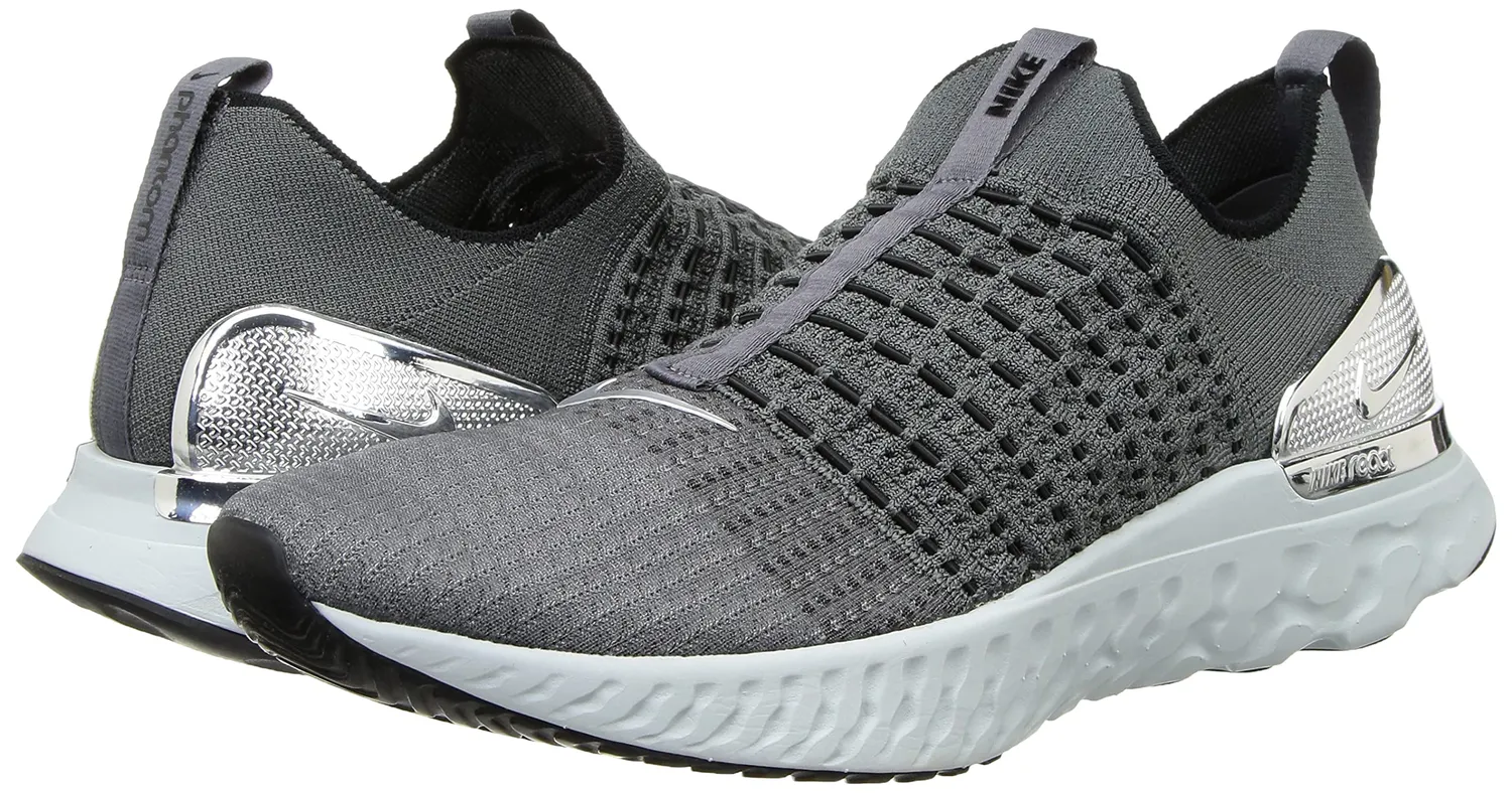 Nike React Phantom Flyknit 2 running donna 41 EU grigio