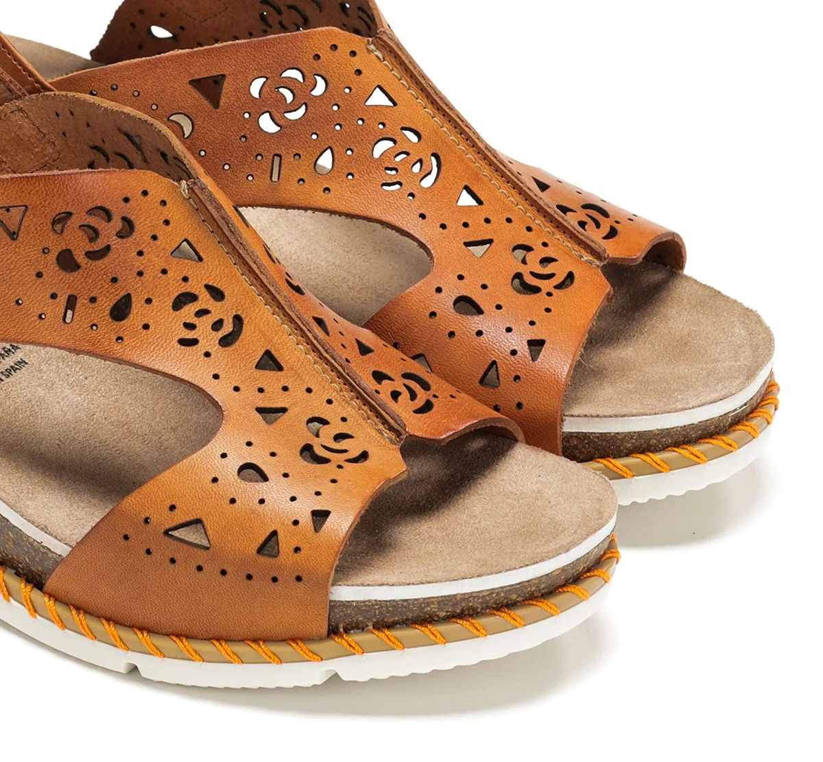 Fluchos Gold D9319 sandalo arancione donna