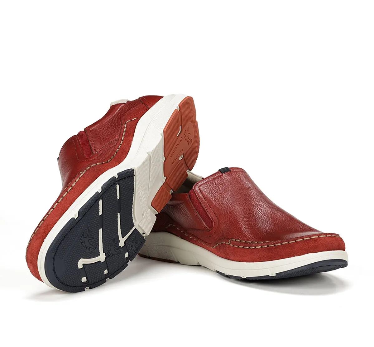Fluchos Kai F1985 slip on uomo rosse senza lacci