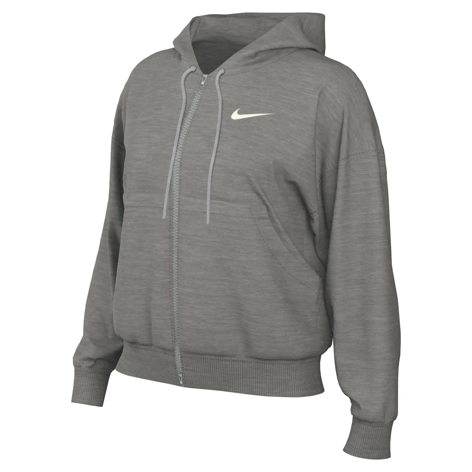 Nike Phoenix Fleece Felpa Zip Donna S Nero Sail