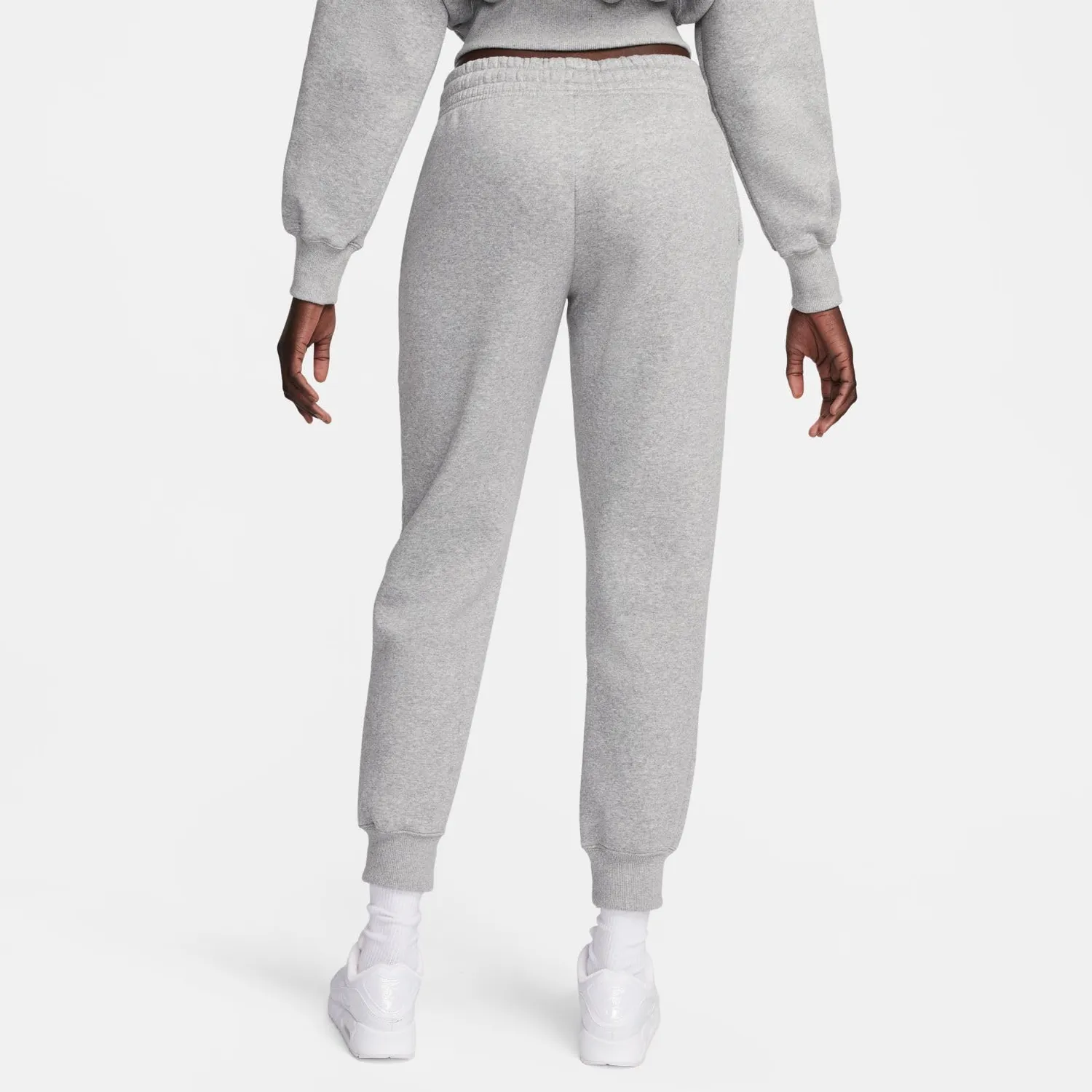 Nike Phoenix Fleece pantaloni tuta donna vita media