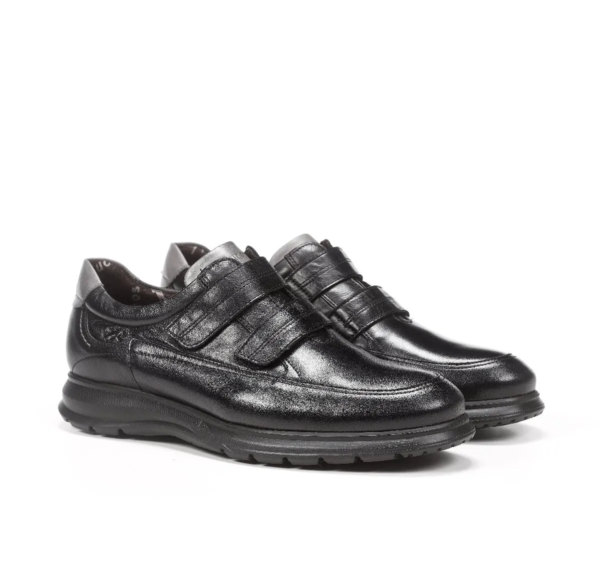 Fluchos Zeta F0608 scarpe uomo nere classiche