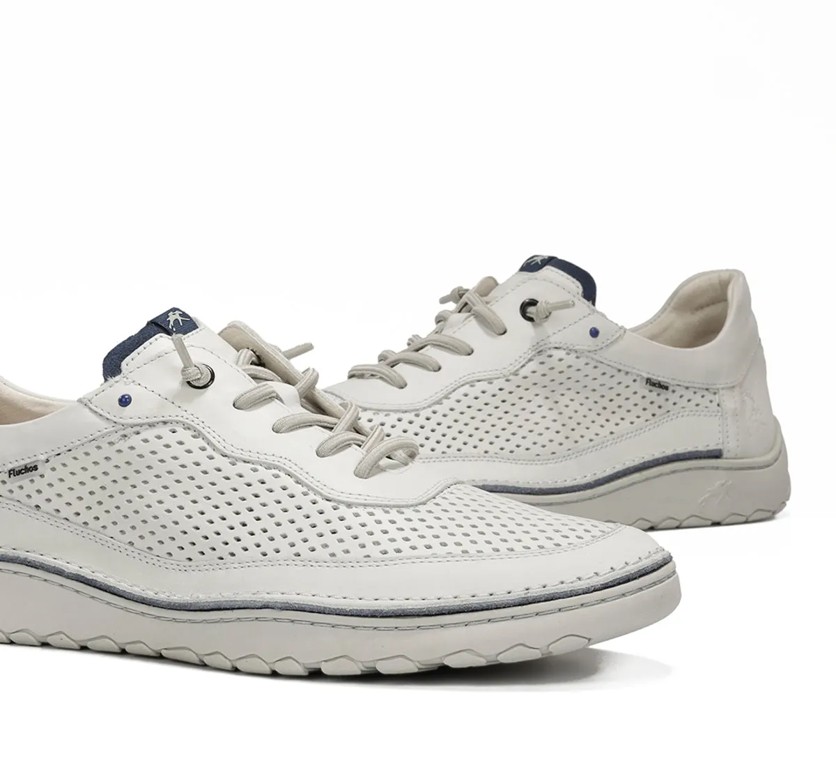 Fluchos Lenox F2219 sneaker uomo bianco pianta larga