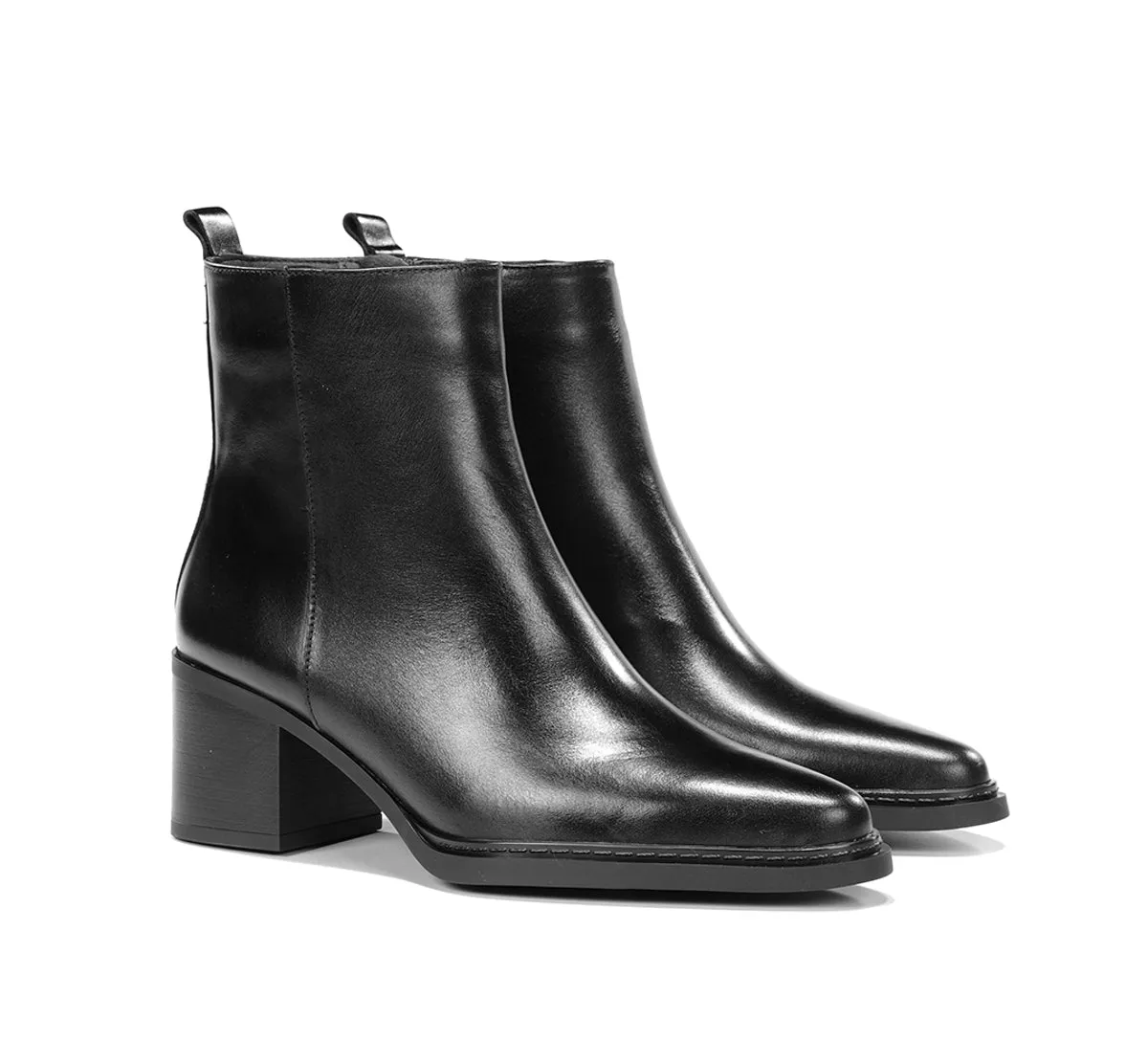 Dorking Tess D9822 stivaletti donna neri tacco
